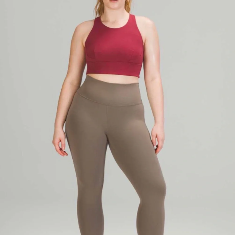 Lululemon Wunder Train Longline Bra *Medium Support, C/D Cup Mulled Wine Size 4